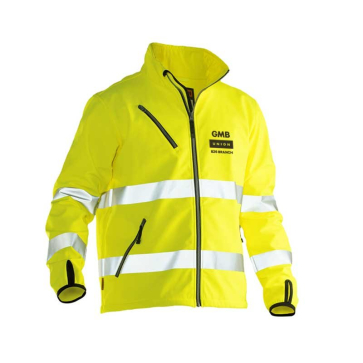 Men's Softshell Jacket Hi-Vis
