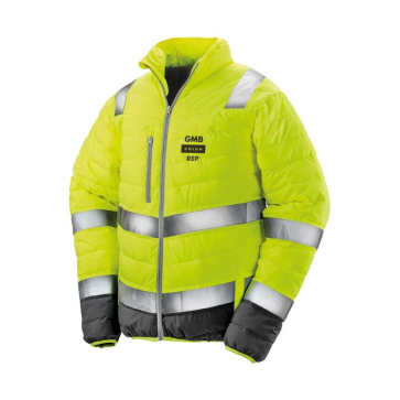 Men's Soft Padded Safety Jacket