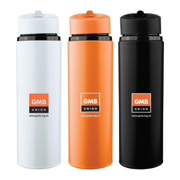 Recycled Stainless Steel Drinking Bottle (500ml)