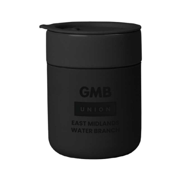 Ceramic and Silicone Mug with Lid 295ml