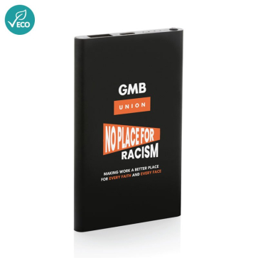 No Place for Racism Power Bank 4000mAh