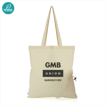 Organic Scrunchy Shopper (Personalised)