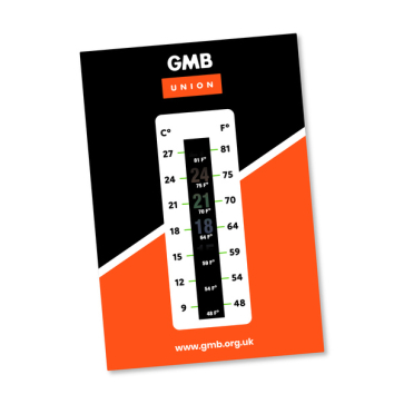 Temperature Gauge Card  (Personalised)