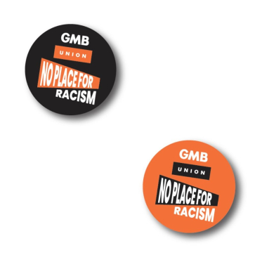 No Place for Racism Badge 45mm