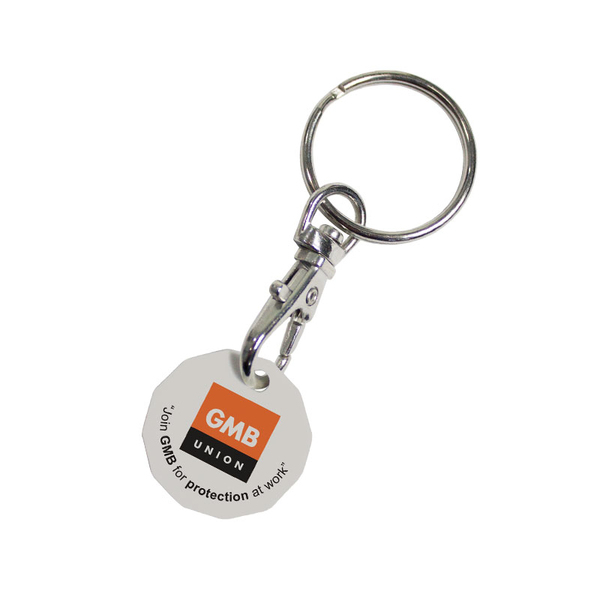 Recycled Trolley Coin Personalised GMB Merchandise