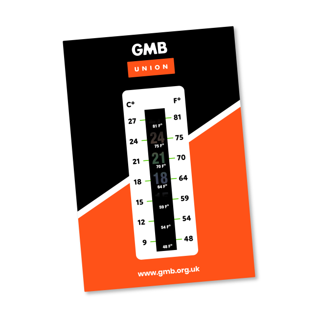 Temperature Gauge Card (Personalised) GMB Merchandise