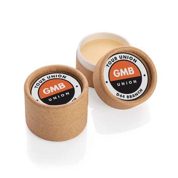Eco Lip Balm Pot (Personalised) GMB Merchandise