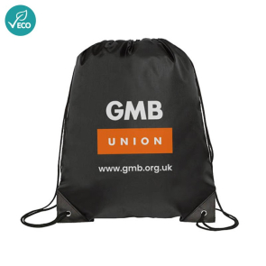 Eco Recycled Drawstring Bag (Personalised)