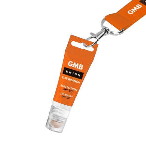 Sun Lotion SPF50 (20ml) & Lip Balm SPF20 with Lanyard Cut-Out
