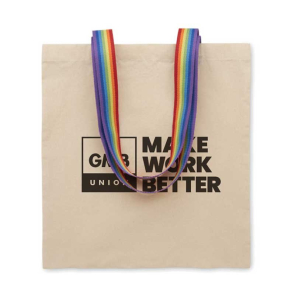 Shopping Bag with Rainbow Handles 6.3L