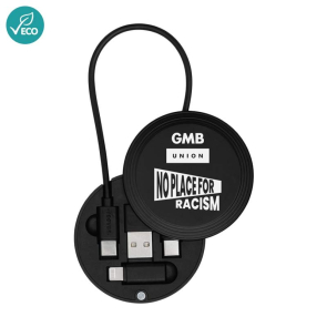 No Place For Racism Charging Cable