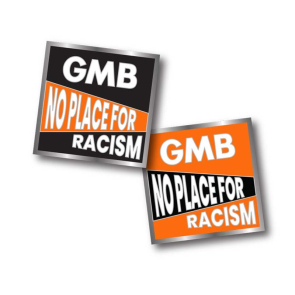 No Place for Racism Hard Enamel Badge 25mm