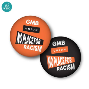 No Place for Racism Badge 45mm