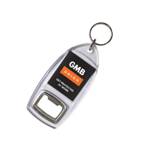 Plastic Bottle Opener Keyring (Personalised)