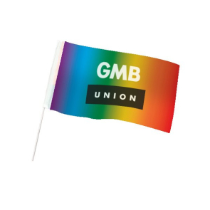 Hand Waving Flags (Personalised)
