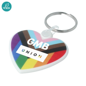 Heart Shaped Keyring (Personalised)