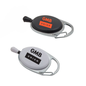 Carabiner Pull Reel with Keyring