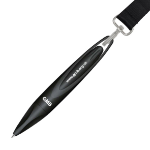 Matt Bio Recycled Lanyard Ballpen