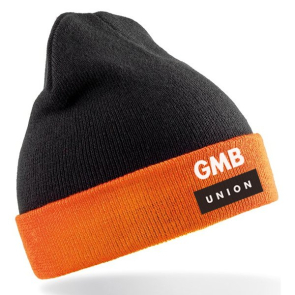 Recycled Beanie with Colour Turn-up (Personalised)