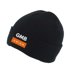 Recycled Beanie Hat with Turn-up (Personalised)