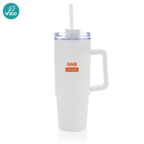 RCS Recycled Plastic Tumbler With Handle 900ml (Personalised)