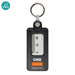 Recycled Tyre Tread Keyring (Personalised)