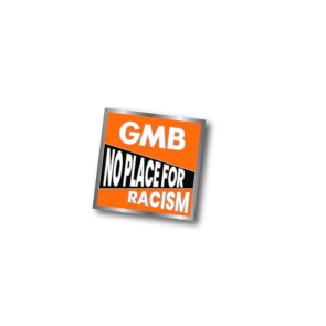 No Place for Racism Hard Enamel Badge 25mm