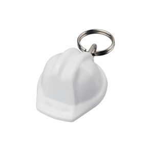 Hard Hat Shaped Recycled Keychain